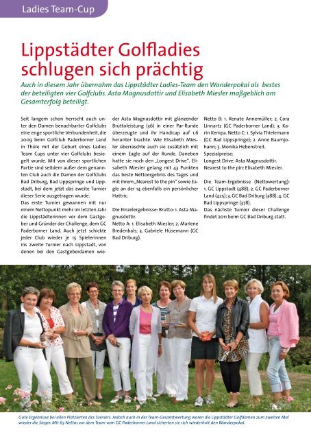 Sommer 2010 - Golfclub Lippstadt