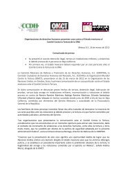 Organizaciones de derechos humanos presentan caso contra el ...