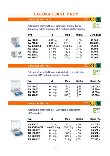 produktovÃ½ katalog Radwag 2009 - Petr Hepnar