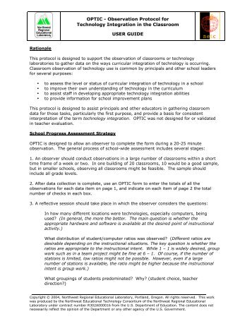 Observation Continuum - Michigan Department of Education ...