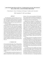 Low-power Implementation of an OFDM based Channel ... - CiteSeerX