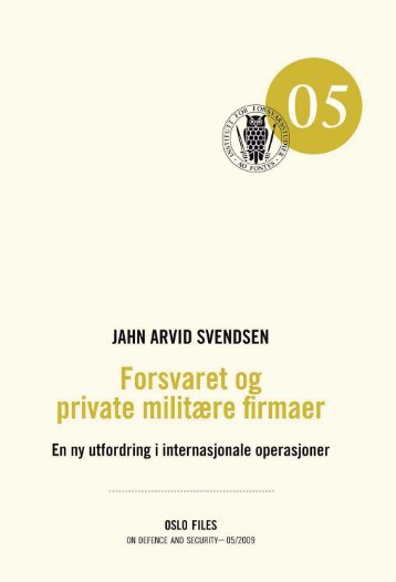 05 - Institutt for Forsvarsstudier - Forsvaret