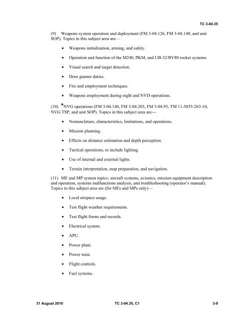 Aircrew Training Manual, Utility Helicopter, MI-17 Series - AskTOP