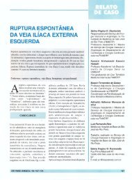 Ruptura Espontânea da Veia Ilíaca Externa Esquerda