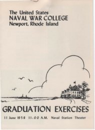 GRADUA liON EXERCISES - US Naval War College