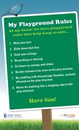 My Playground Rules Have fun! - Staying On Your Feet