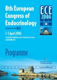 ECE2006 - Society for Endocrinology