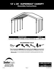 12' x 26' SUPERMAXâ¢ CANOPY