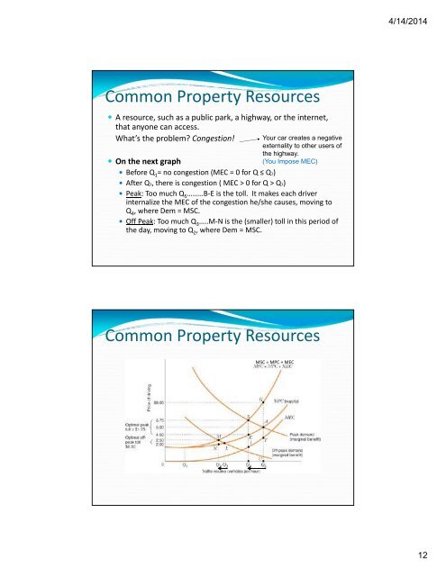 Chapter 17 Chapter 17 Externalities and Public Goods