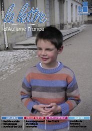 Sommaire et extraits du numéro - Autisme France