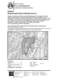 Iladalen Reguleringsforslag til offentlig ettersyn - Plan