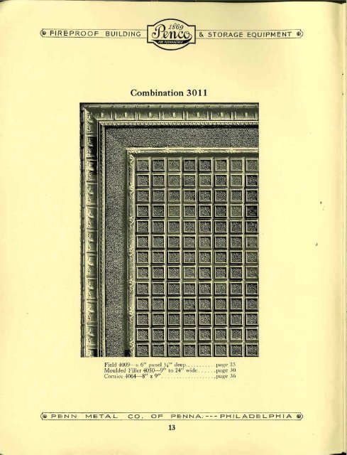 Penco Metal Ceilings and Walls 1933