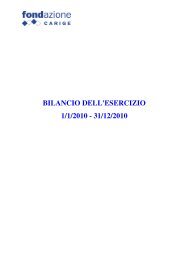 BILANCIO DELL'ESERCIZIO 1/1/2010 - 31/12/2010 - Acri