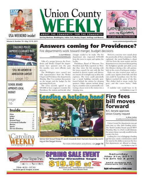 Union County - Carolina Weekly Newspapers