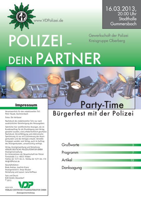 Polizei - bei Polizeifeste.de