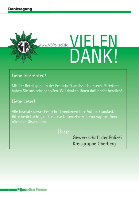 Polizei - bei Polizeifeste.de