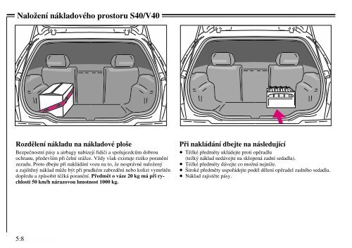 Kapitola PÅÃ­stroje a ovlÃ¡dacÃ­ prvky 1 VnitÅnÃ­ prostor a topenÃ­ 2 ... - Volvo