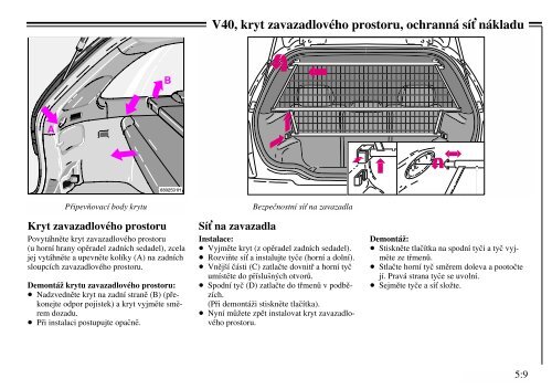 Kapitola PÅÃ­stroje a ovlÃ¡dacÃ­ prvky 1 VnitÅnÃ­ prostor a topenÃ­ 2 ... - Volvo