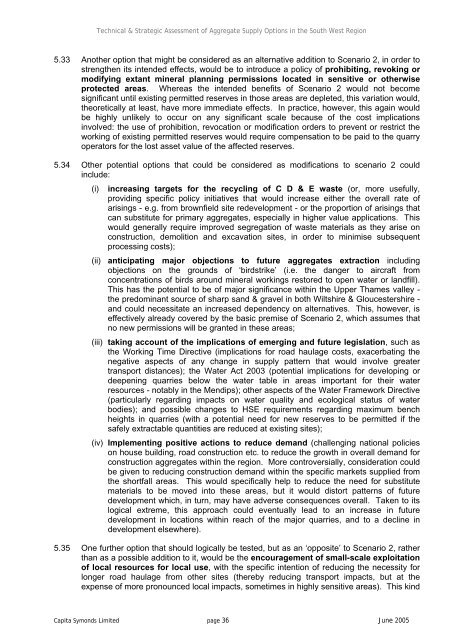 Technical and Strategic Assessment of Aggregate Supply Options in ...