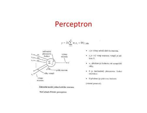 Perceptron, Hopfieldova síť - eAMOS