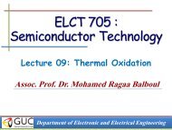 Lecture 9 - GUC - Faculty of Information Engineering & Technology