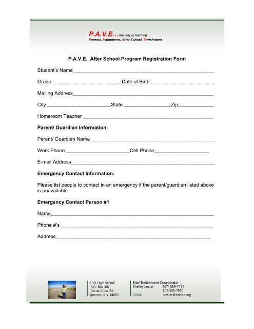 p a v e program