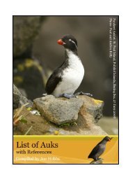 Auks references - Dutch Birding