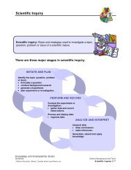 Scientific Inquiry - LearnAlberta.ca