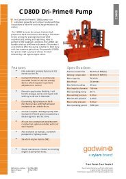 CD80D Dri-PrimeÃ‚Â® Pump T - Godwin Pumps