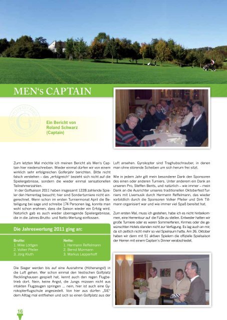 Clubmagazin 2011 - Golfclub Gut Berge