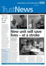 TrustNews - Calderdale and Huddersfield NHS Foundation Trust