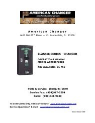 Model AC2000 Universal Board Manual - American Changer