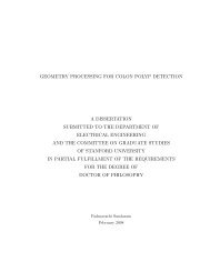 geometry processing for colon polyp detection a dissertation