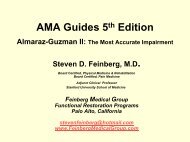 AMA Guides 5th Edition - California Orthopaedic Association