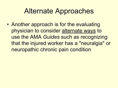 AMA Guides 5th Edition - California Orthopaedic Association