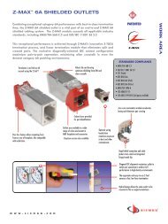 Z-MAX™ 6A SHIELDED OUTLETS - Siemon