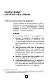 EFA Situation Analysis - UNESCO Bangkok