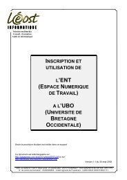 Inscription et utilisation de l'ENT (Espace NumÃ©rique de Travail) Ã  l ...