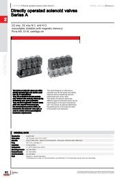 Camozzi series A directly operated solenoid valves