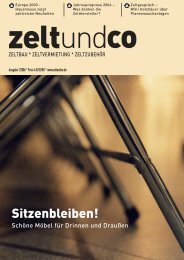 Sitzenbleiben! - zelt und co