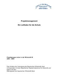 Projektmanagement Ein Leitfaden fÃ¼r die Schule - Schwertschlager.de