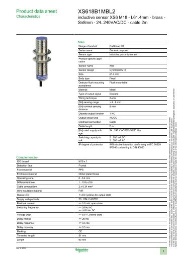 XS618B1MBL2