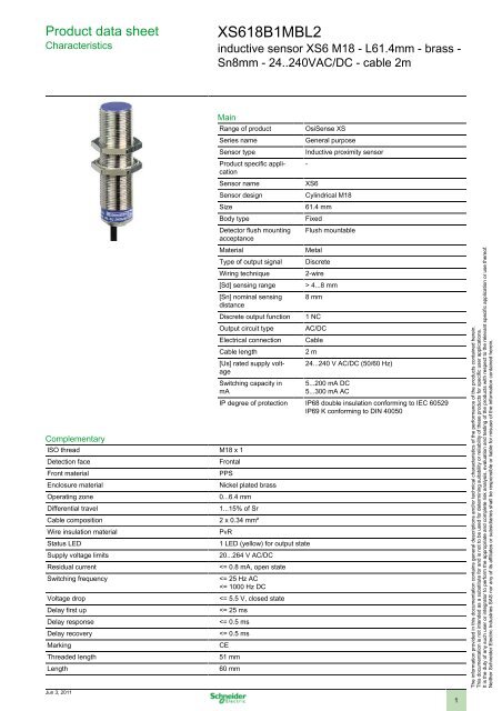 XS618B1MBL2