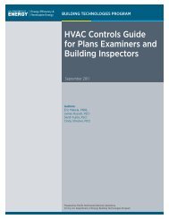 hVac controls guide for Plans examiners and Building inspectors