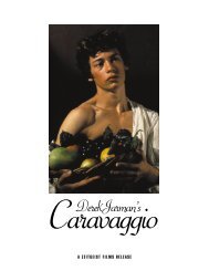 Caravaggio Derek Jarman's - Zeitgeist Films.