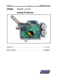 SRI990 æ¨¡æéé¨å®ä½å¨Analog Positioner - FOXBORO ECKARDT