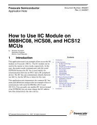 AN3291 - Freescale Semiconductor