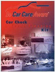 Car Care Canada Event Planning Kit - Automotive Industries ...