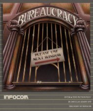 Bureaucracy - The Infocom Documentation Project