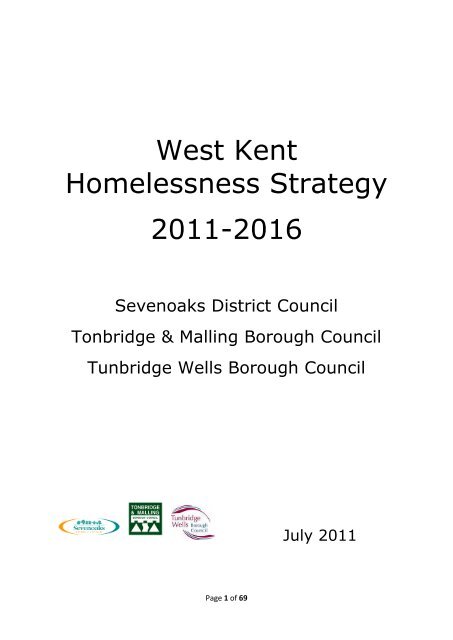 West Kent Homelessness Strategy 2011-16 - Tonbridge and Malling ...